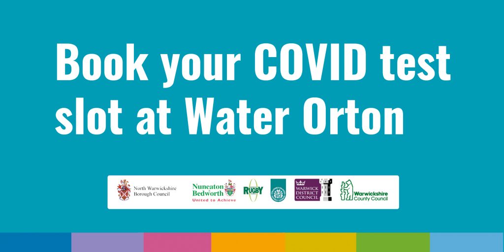 Book your COVID test slot at Water Orton